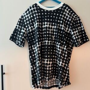 Maison Margiela all-over print polka dot t shirt